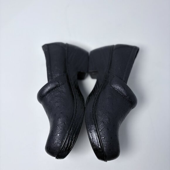 B.O.C. BORN NADIYYA Women's Black Ostrich Print Comfort Clog US 8M Boho, Casual - Picture 7 of 11